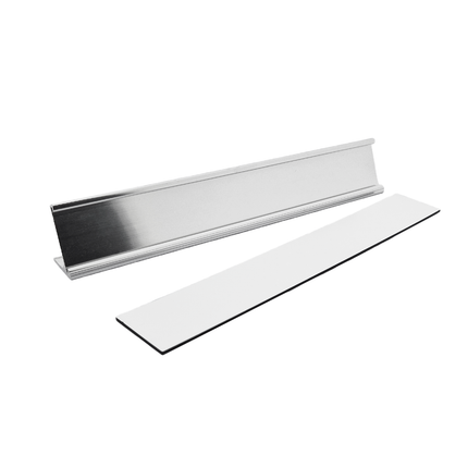 Custom name plate Dex silver - 1 pc