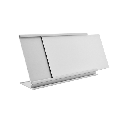 Custom name plate Royale silver - 1 pc