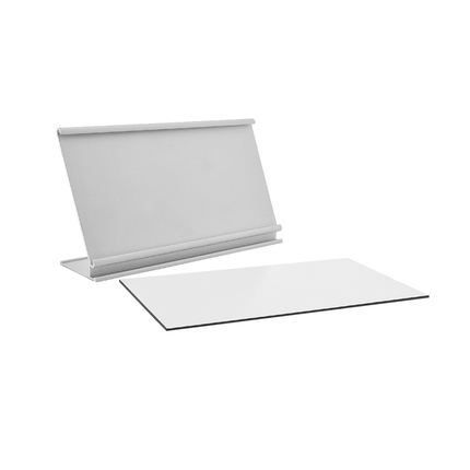 Custom name plate Royale silver - 1 pc