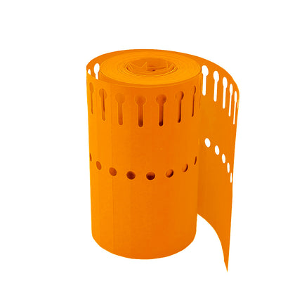 Loop lock labels orange PVC 120x13mm