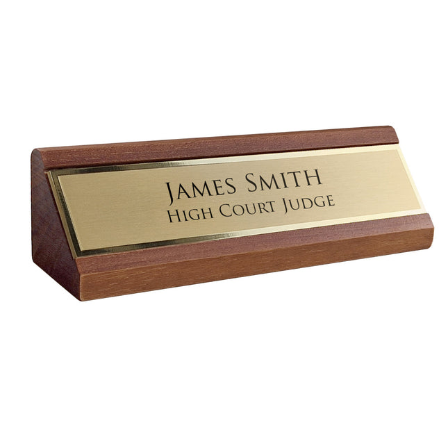 Custom desk sign Presidium - 1 pc