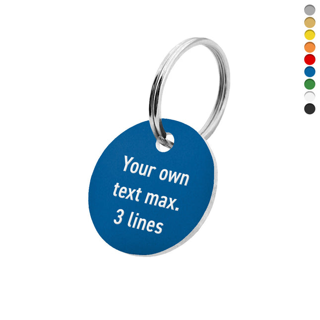 Acrylic key tags with 3 lines - 1 pc