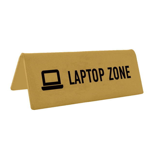 Laptop zone sign - 1 pc