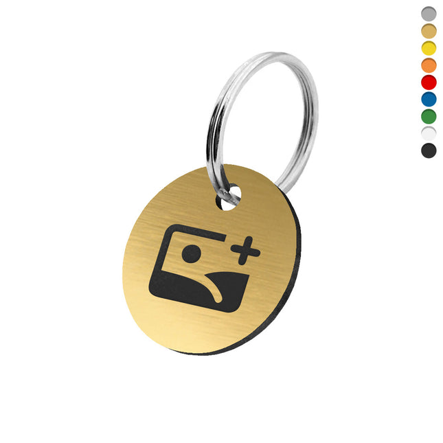 Acrylic key tags with logo - 1 pc