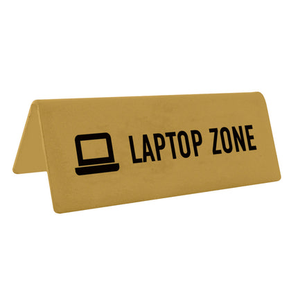 Laptop zone sign - 1 pc
