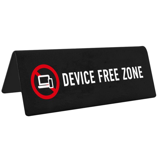 Device free zone sign - 1 pc