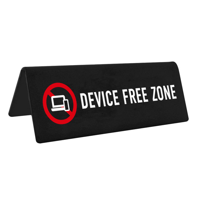 Device free zone sign - 1 pc