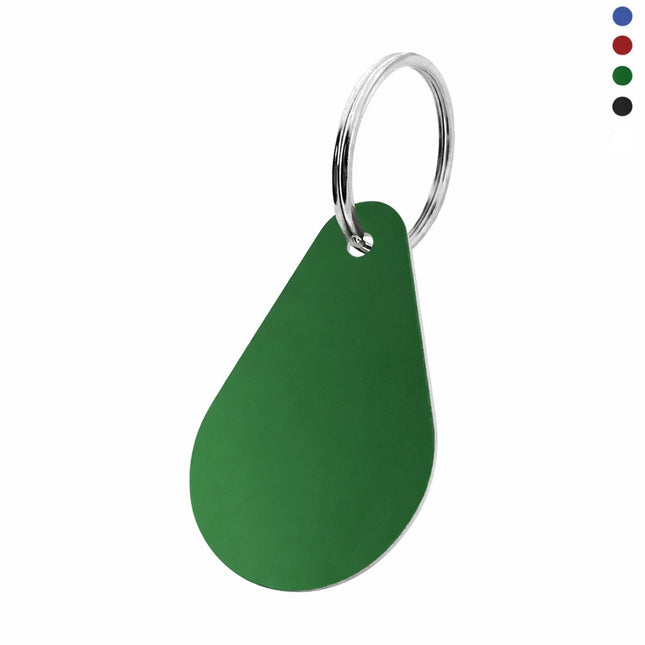 Blank aluminum key tag 29x45mm - 1 pc