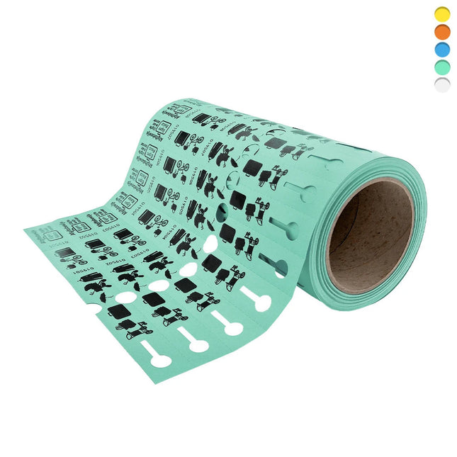 Loop-lock labels HDPE 25025,4 mm