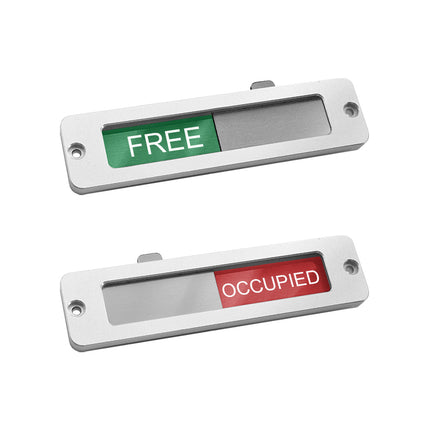 Small Free - Occupied sliding sign 100x25mm - 1 pc
