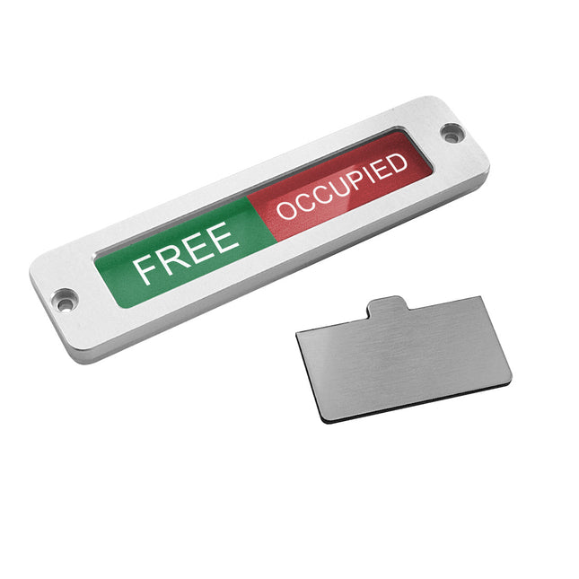 Small Free - Occupied sliding sign 100x25mm - 1 pc