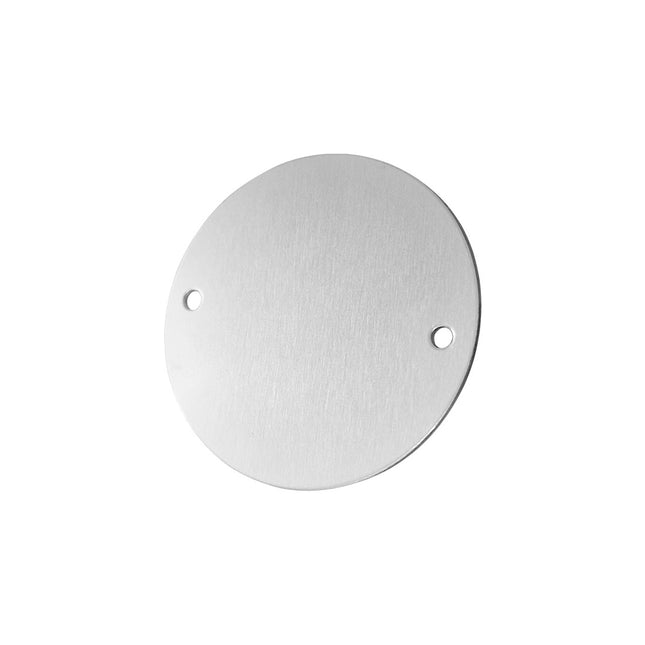 Aluminum blank tag 50 mm with holes  - 1 pc