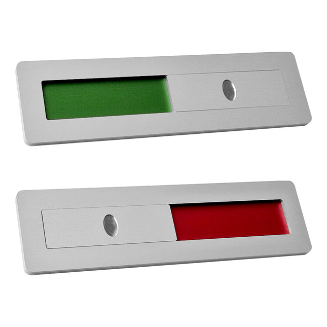 Blank sliding sign 125x35mm - 1 pc