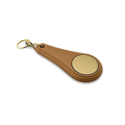 Wellness hotel keychain dark brown – 1 pc