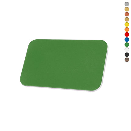 Blank plastic rectangular tag - 1 pc