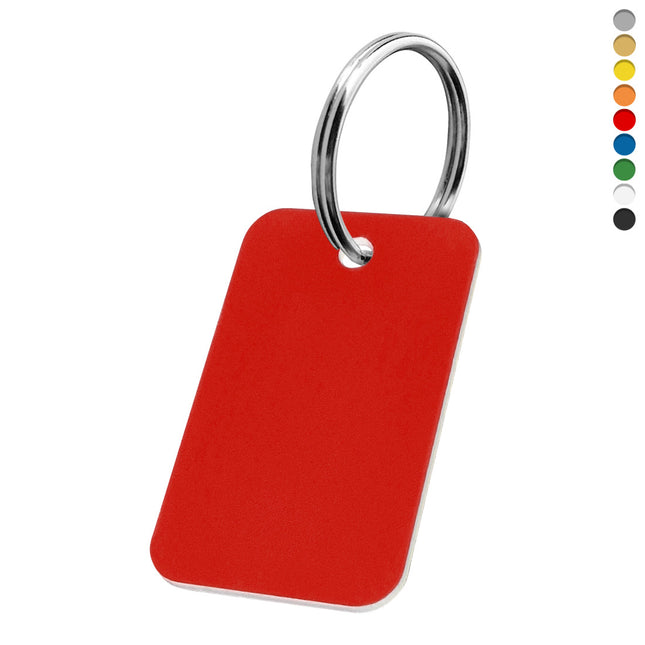 Acrylic blank rectangular key tag - 1 pc