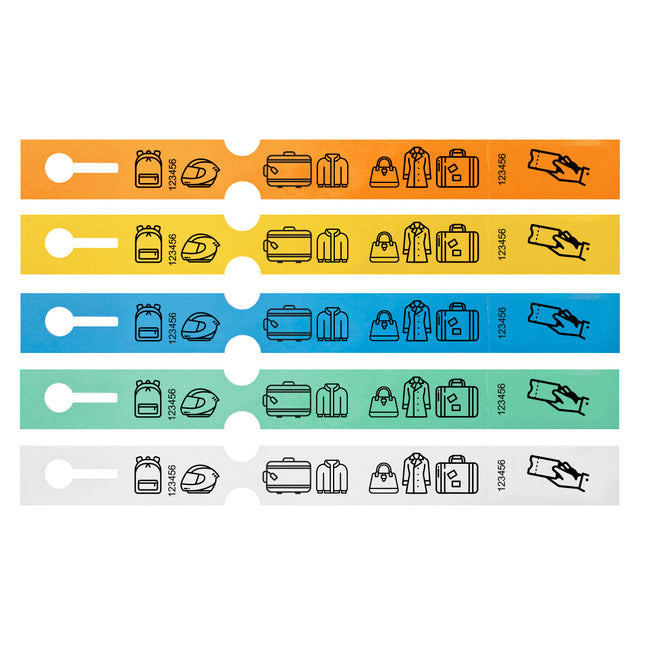 Loop-lock labels PVC 250x25 mm