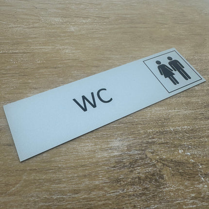 WC door sign 165x45mm - 1 pc