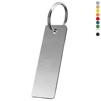 Acrylic blank rectangular key tag - 1 pc