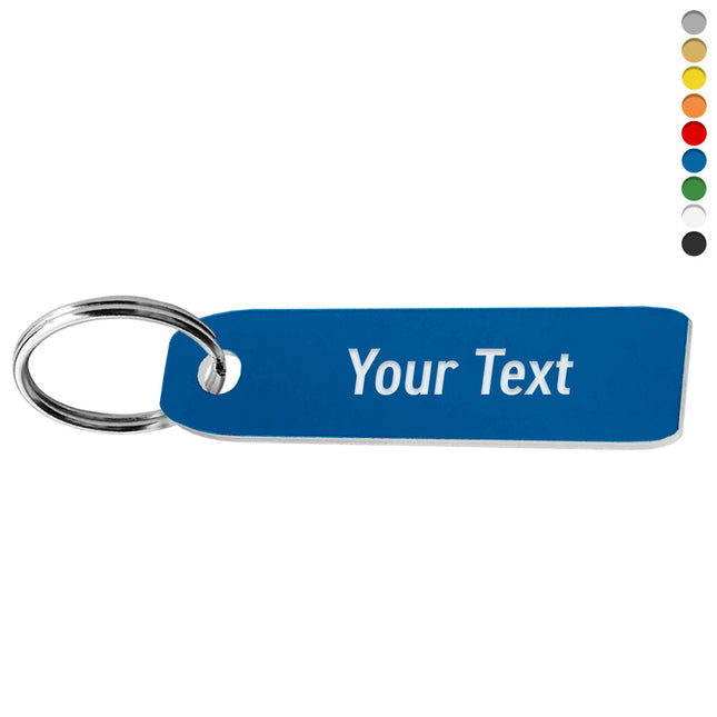 Acrylic key tag with text - 1 pc