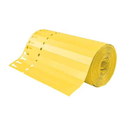Loop lock labels yellow PVC 200x13mm