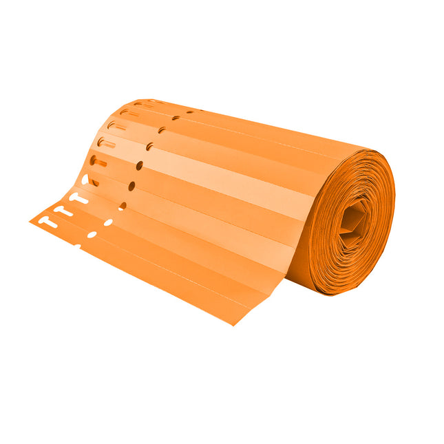 Loop-lock labels orange PVC 200x13mm