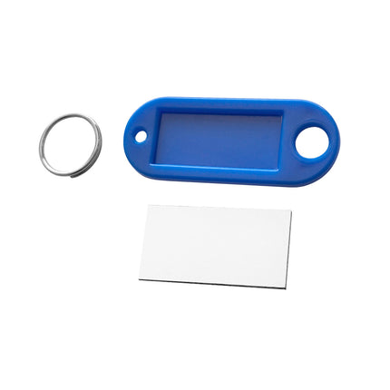 Plastic R5 key tag with text - 1 pc