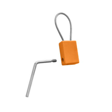 Aluminum security key tags - 1 pc