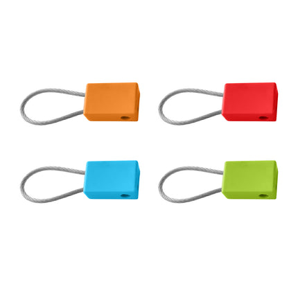 Aluminum security key tags with number - 1 pc