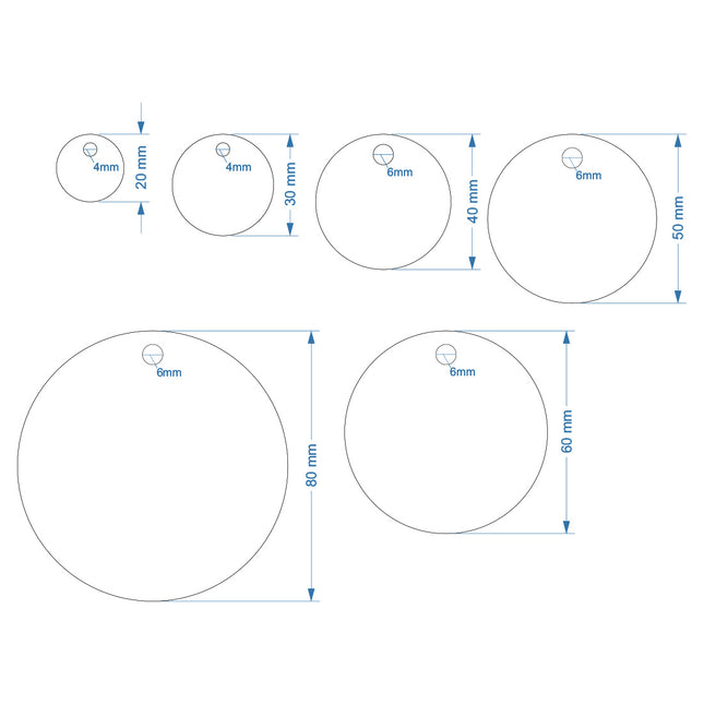 Brass tag - 1 pc