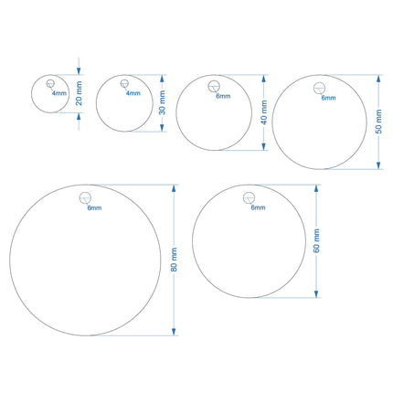 Brass tag - 1 pc