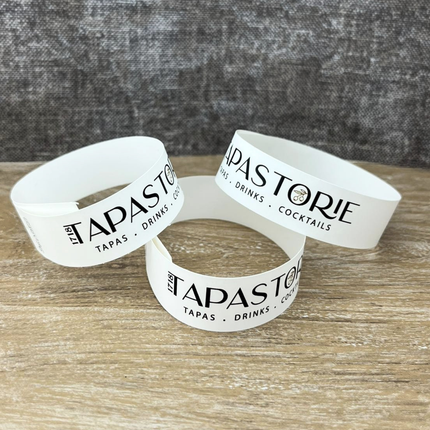 Custom text Tyrex wristbands- 100 pcs