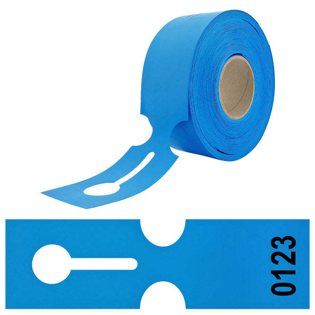 Numbered loop-lock labels 273.5x80mm