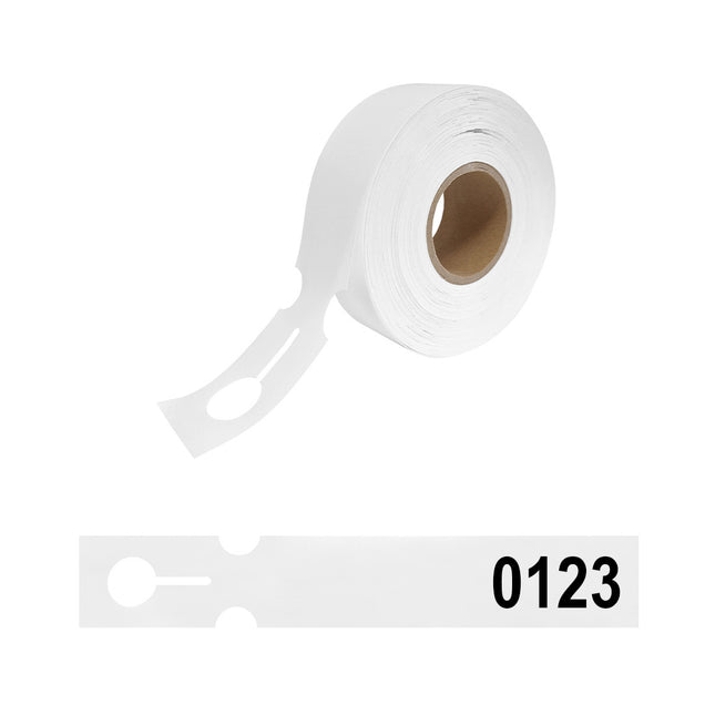 Numbered loop-lock labels 215x35mm