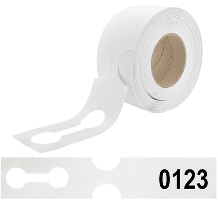 Numbered loop-lock labels 381x75mm