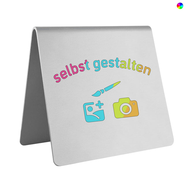 Custom aluminum table sign Joli - 1 pc