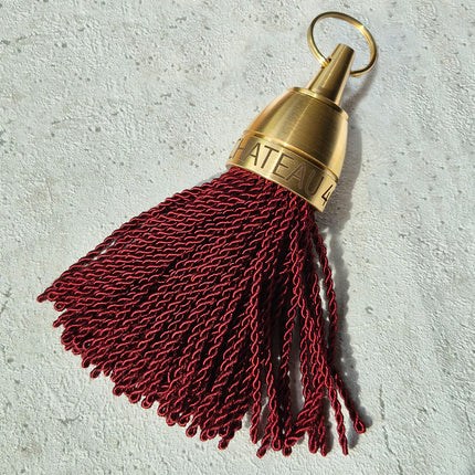 Custom Philadelphia hotel keychain burgundy - 1 pc