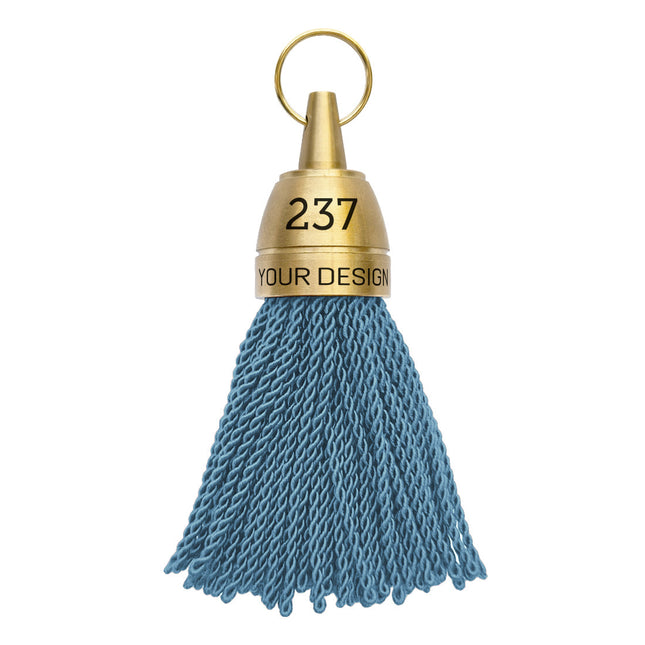 Custom Philadelphia hotel keychain ice blue - 1 pc