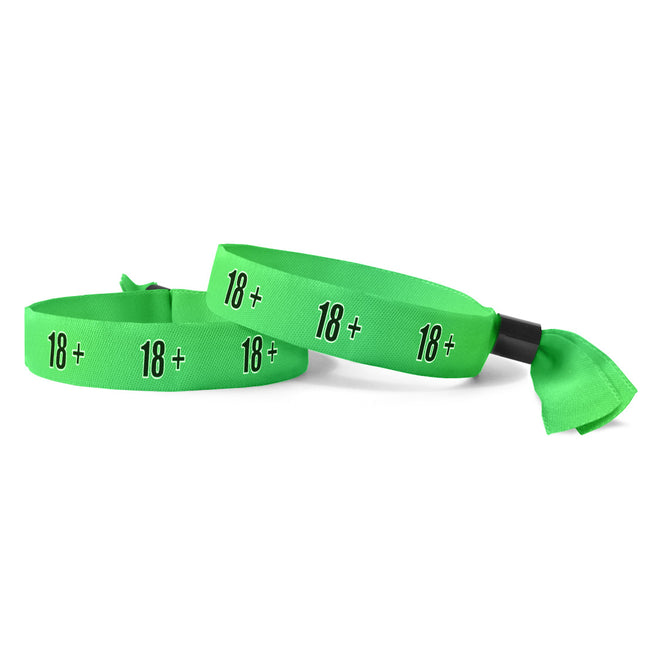 18+ fabric wristband - 100 pcs