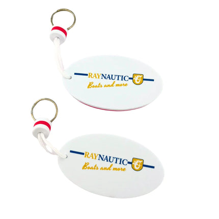 Custom floating keychain white - 1 pc