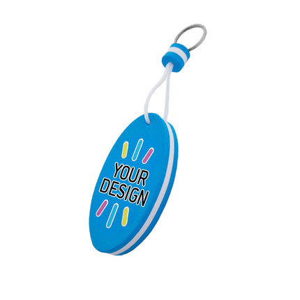 Custom floating keychain blue  - 1 pc