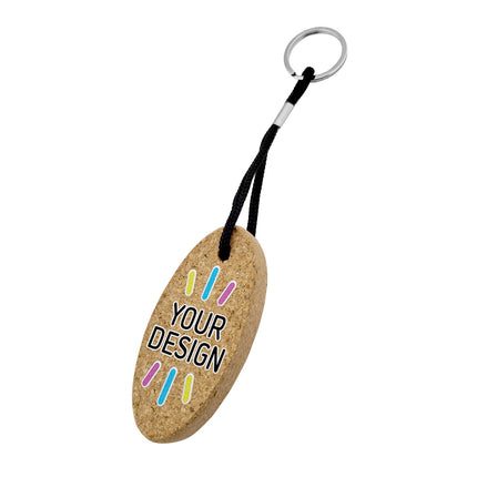 Custom floating keychain cork - 1 pc
