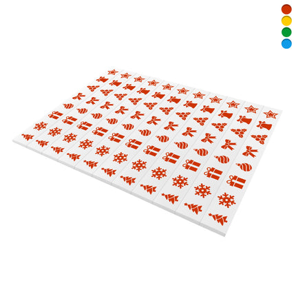 PET Christmas tree tags 210x25.4mm - 110 pcs