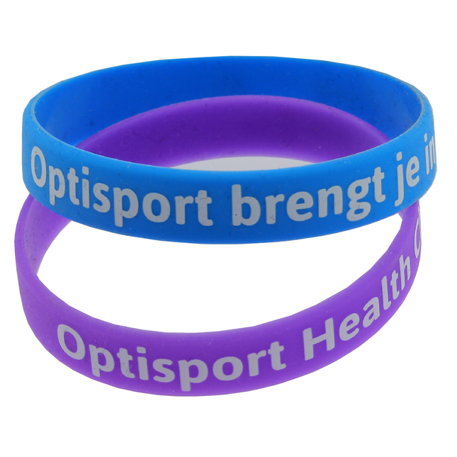 Custom silicone wristbands - 1 pc