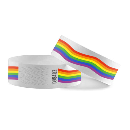 Rainbow Tyrex wristbands - 100 pcs