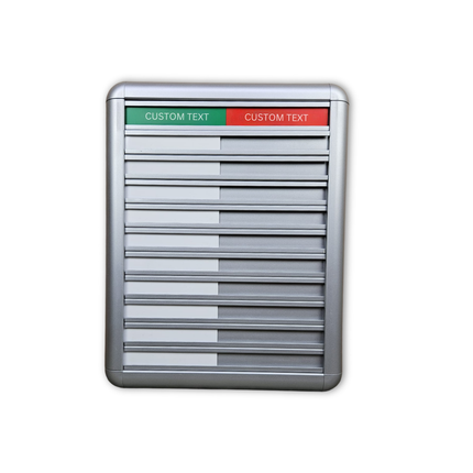 Custom in-out board for 10 people - 1 pc