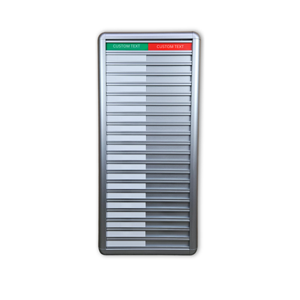 Custom in-out board for 20 people - 1 pc