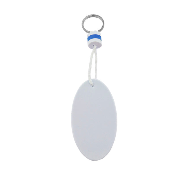 Custom floating keychain white orange - 1 pc