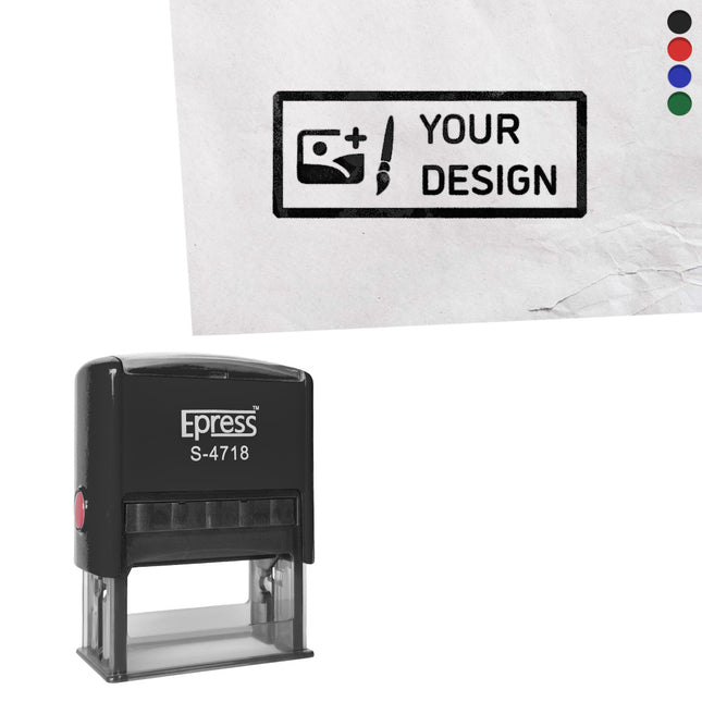 Custom stamp 47x18mm- 1 pc