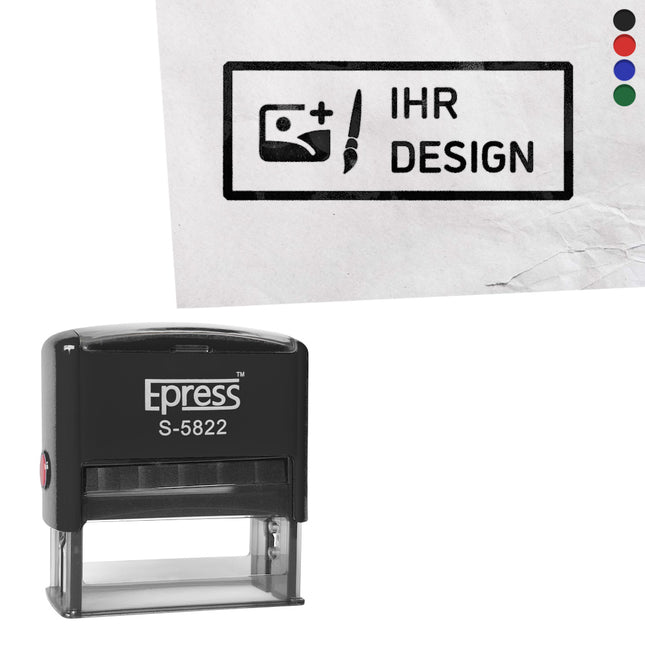 Personalisierter Stempel 58x22mm